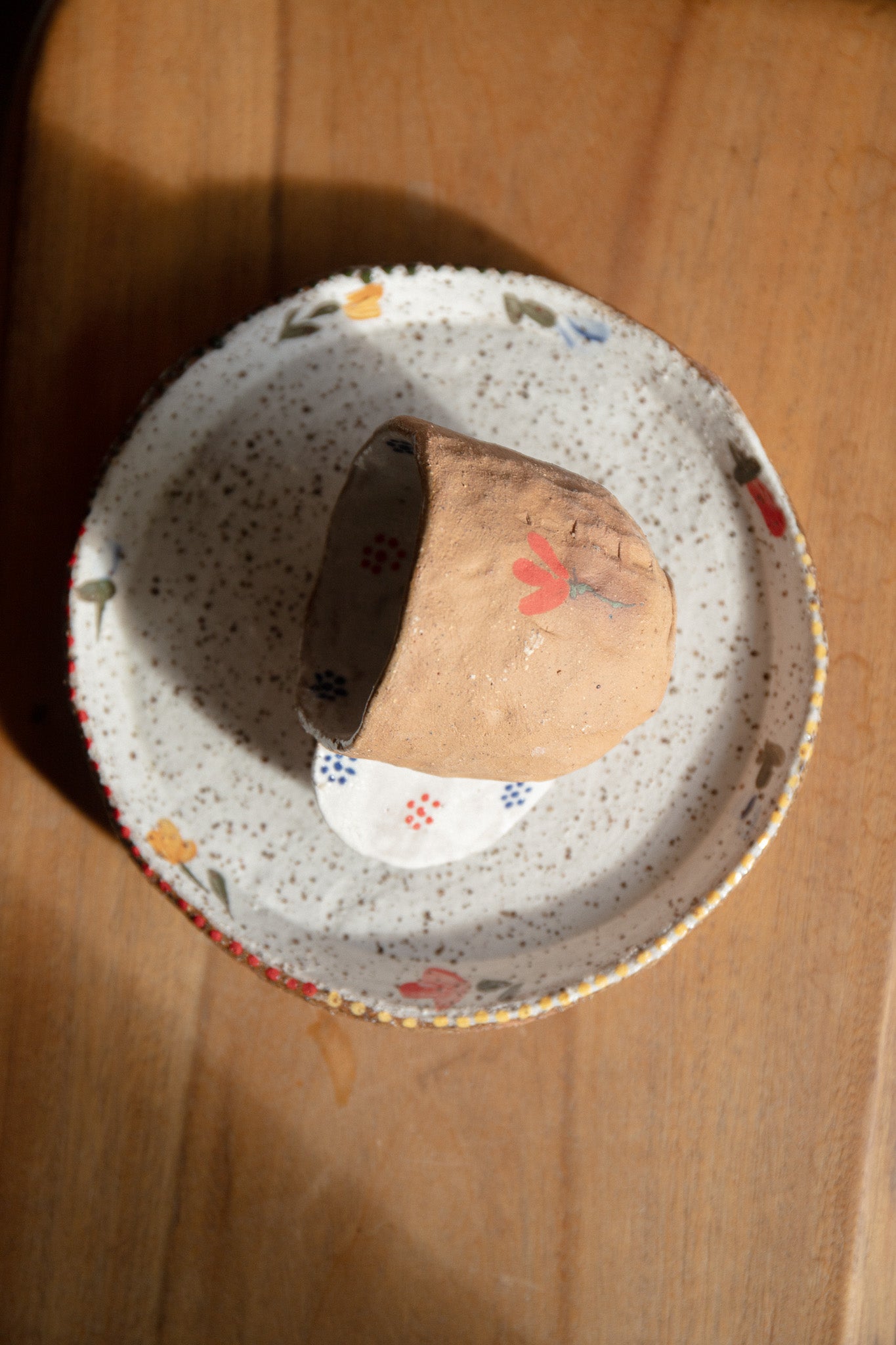Ceramic Teacup | Red Tulip by The Secret Kitchen