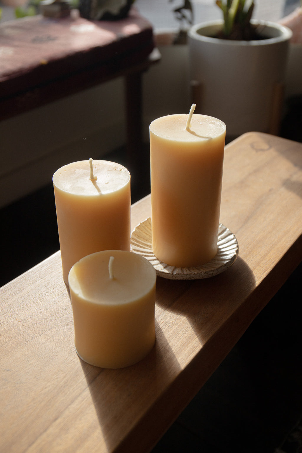 Beeswax Pillar Candle