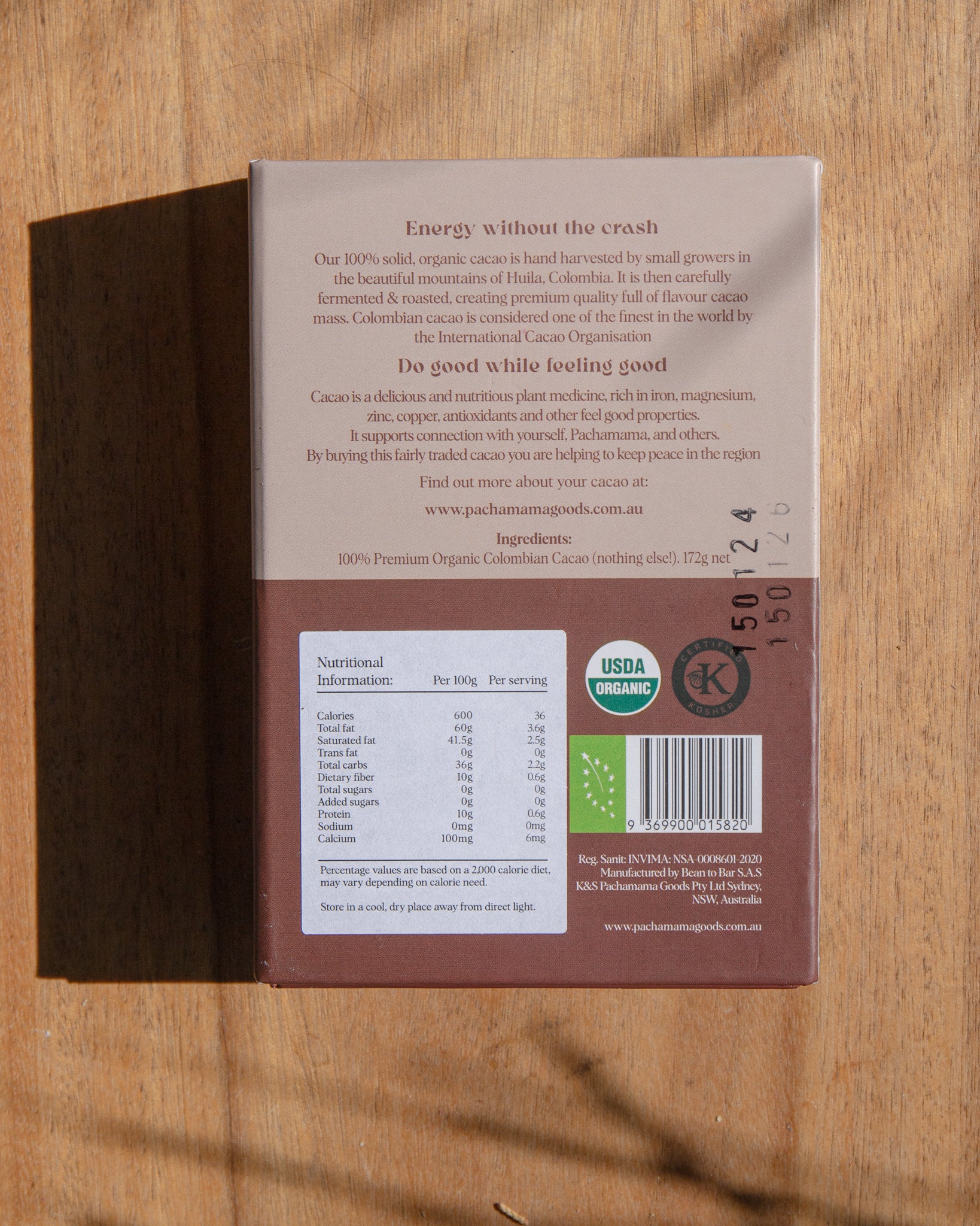 Pachamama Goods Ceremonial Grade Cacao