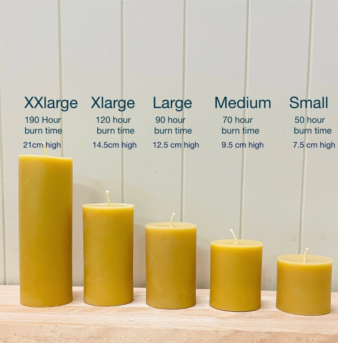 Beeswax Pillar Candle